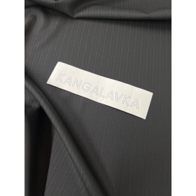 Vitale Barberis Canonico костюмная ткань, чёрная/серебряная 