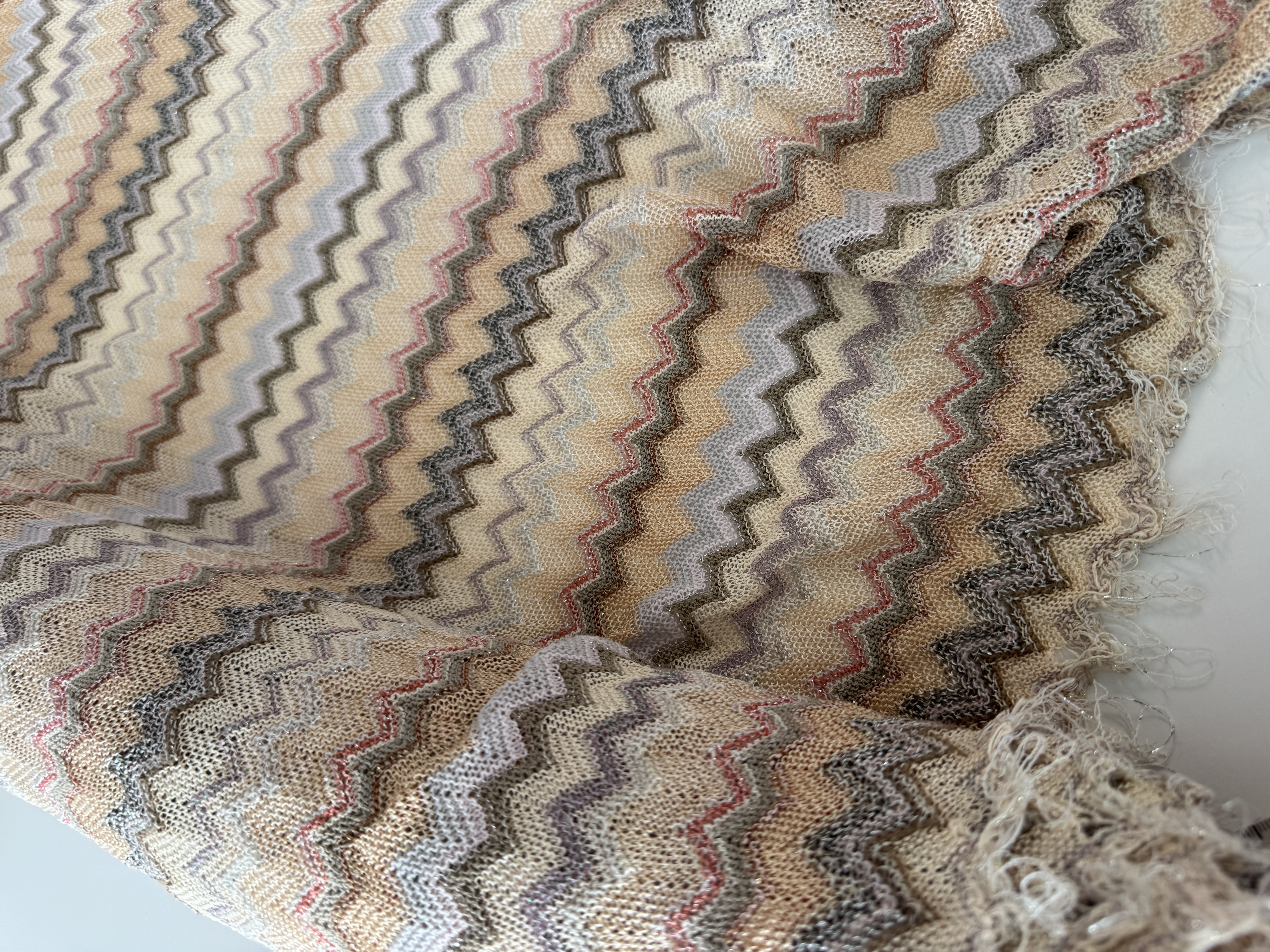 Viskoos kangas Missoni stiilis