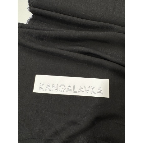 Вискоза, чёрная с серебристой нитью