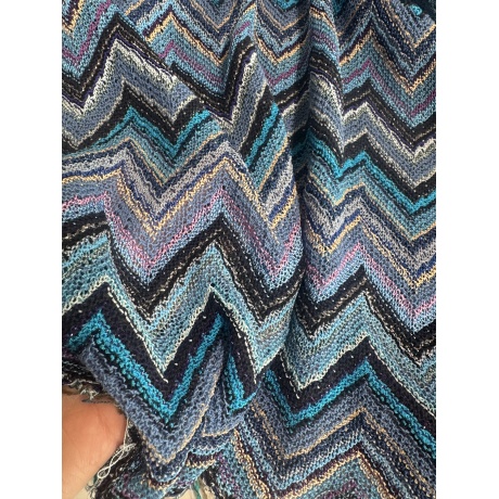 Viskoos-lurekskangas, sinine