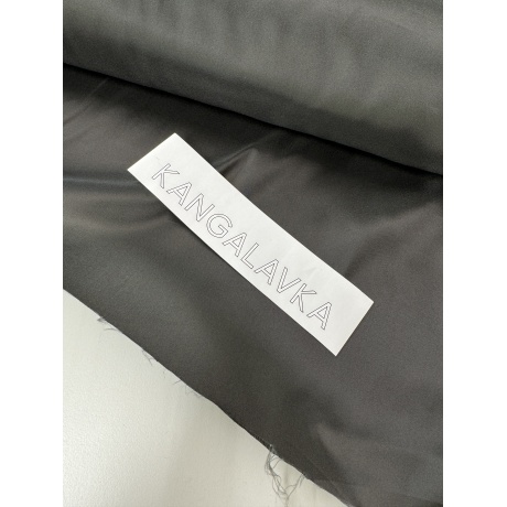 Подкладка вискоза с эластаном, тёмно-серая 