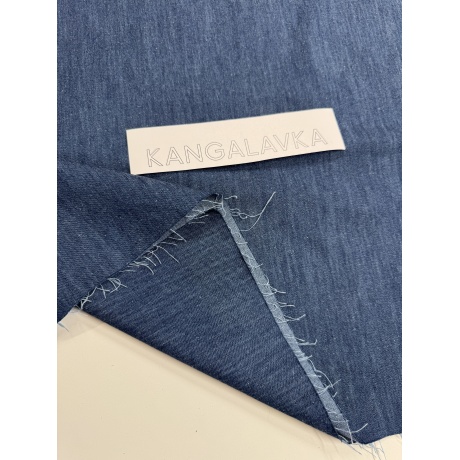 Puuvillane teksakangas, sinine