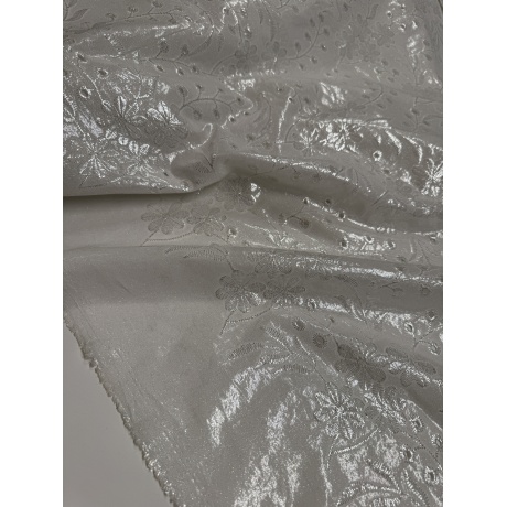 Puuvillane broderie, lamineeritud 