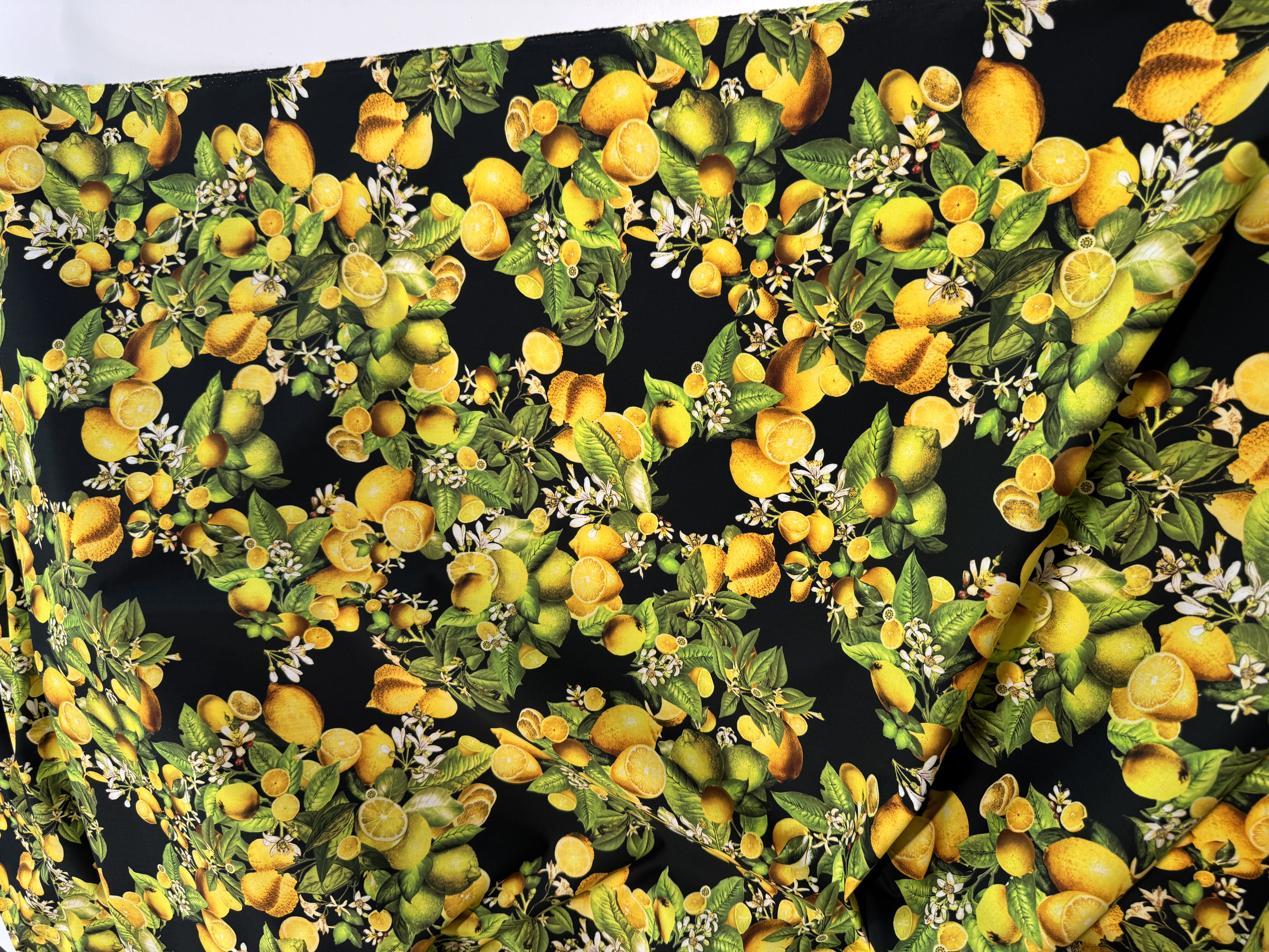 Puuvillane kangas, sidrunimustriga