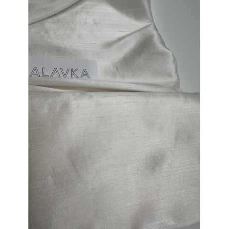 Шёлк Tussah (дикий шёлк), натурально-белый