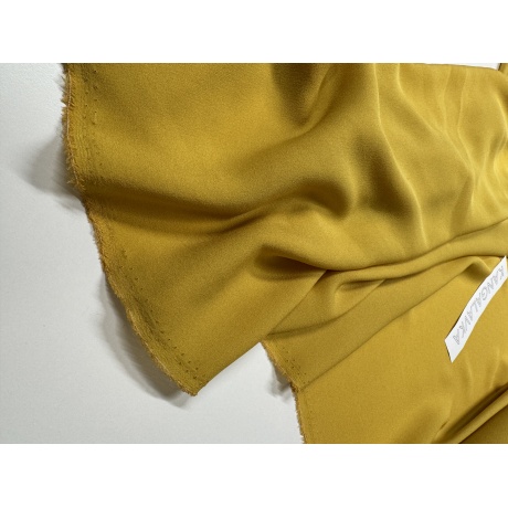 Siid krepdešiin, kollane 