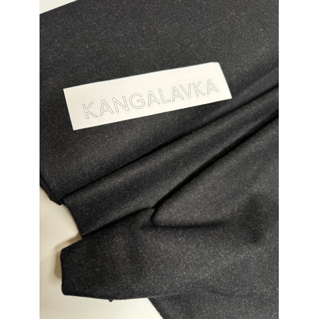 Шерстяная костюмная ткань, темно-серая 