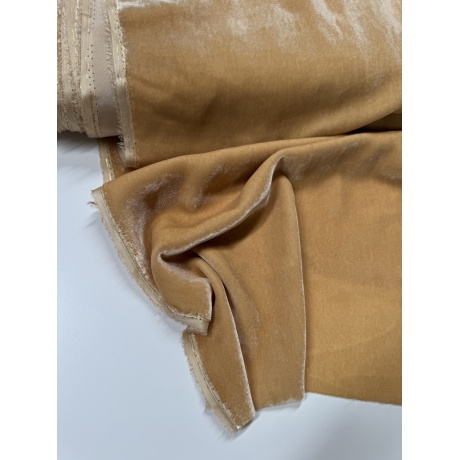 Samet siid/viskoos, beež