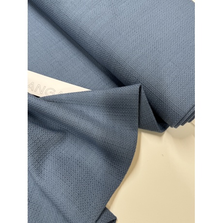 Хлопковое букле, голубое 