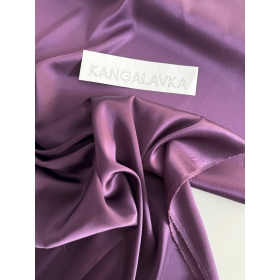 Атласный шелк, темно-фиолетовый 